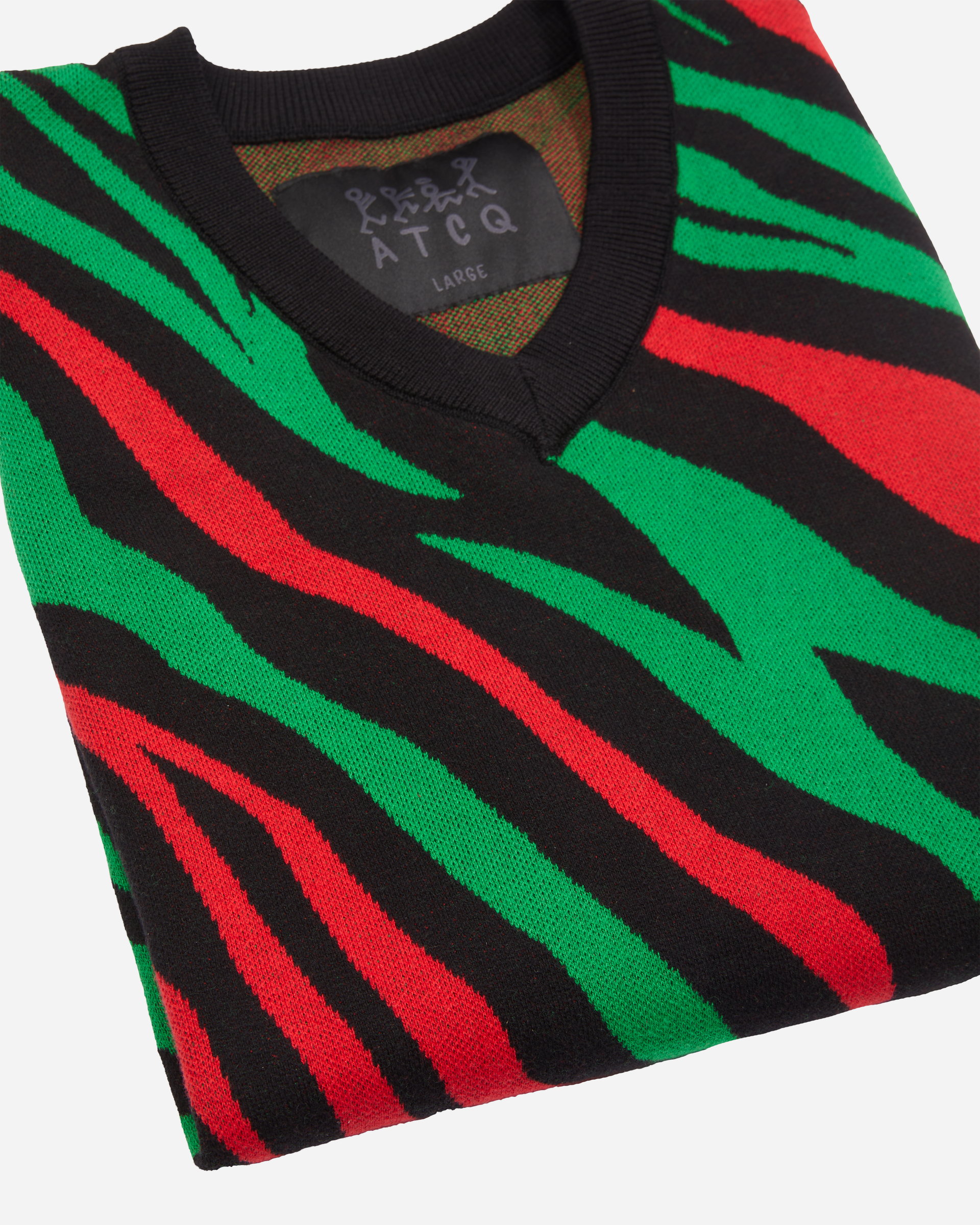 ATCQ Striped Knit Vest
