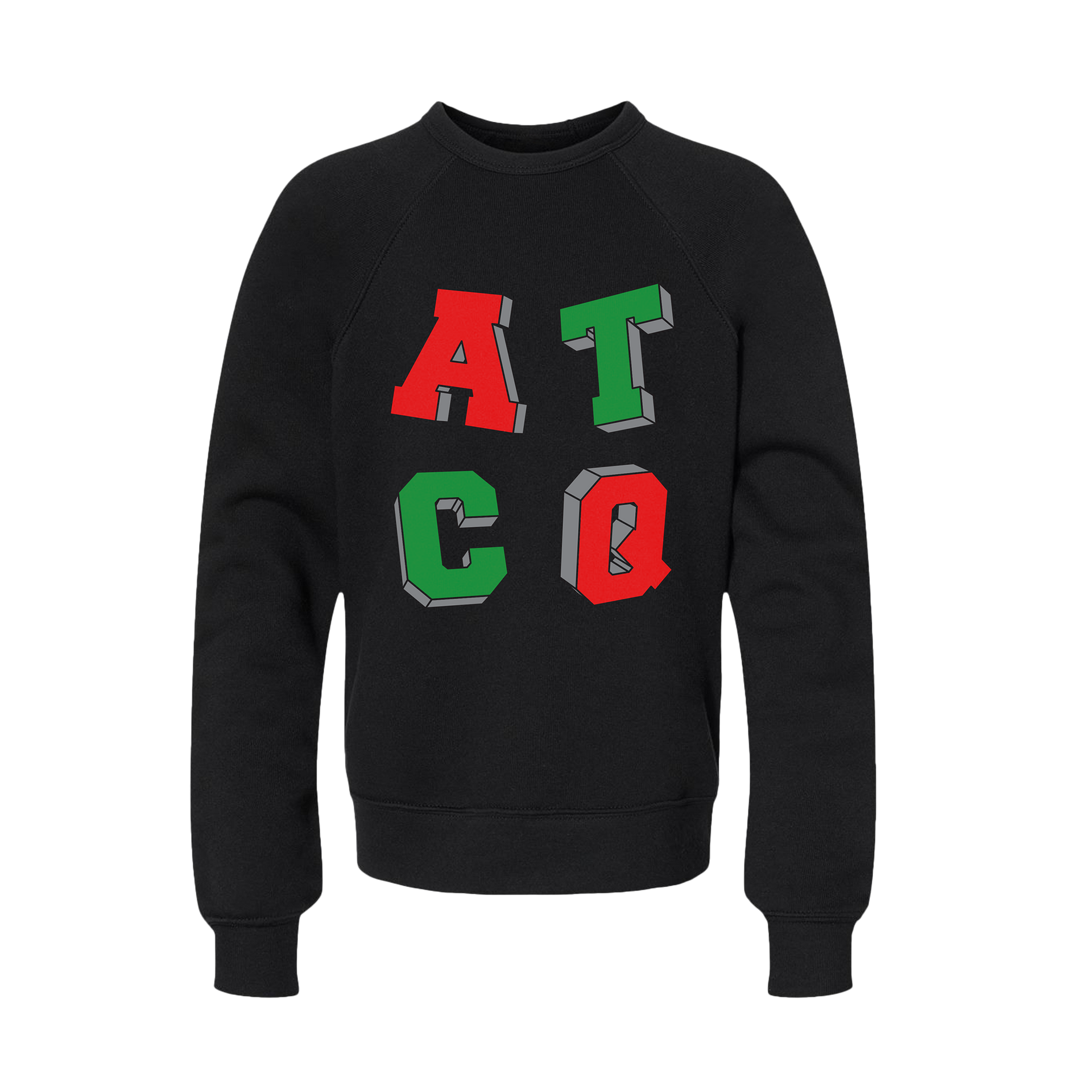 ATCQ Youth Acronym Black Crewneck