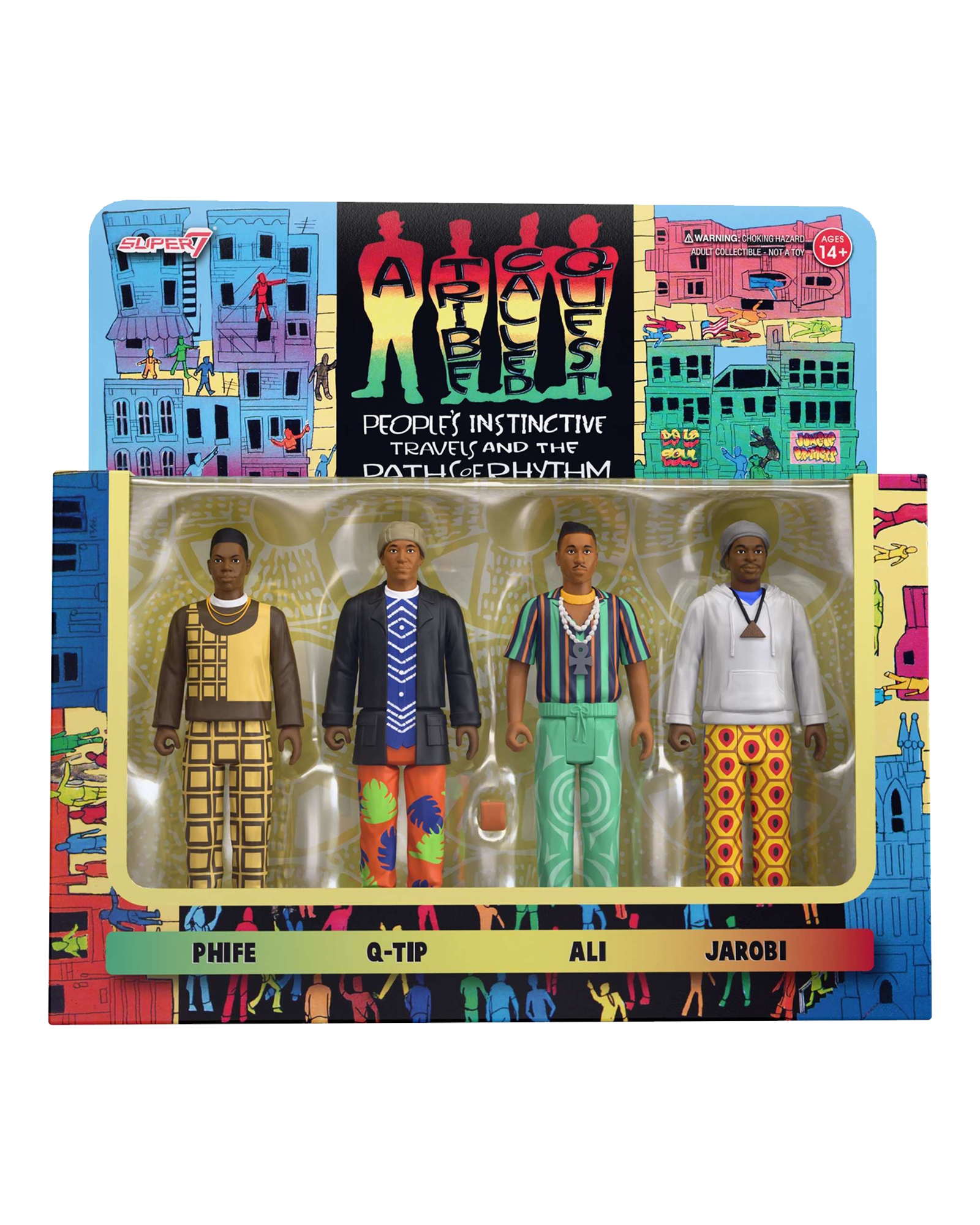 A Tribe Called Quest Super7 フィギュア A TRIBE CALLED QUEST ReAction Figures Wave 01 - People's