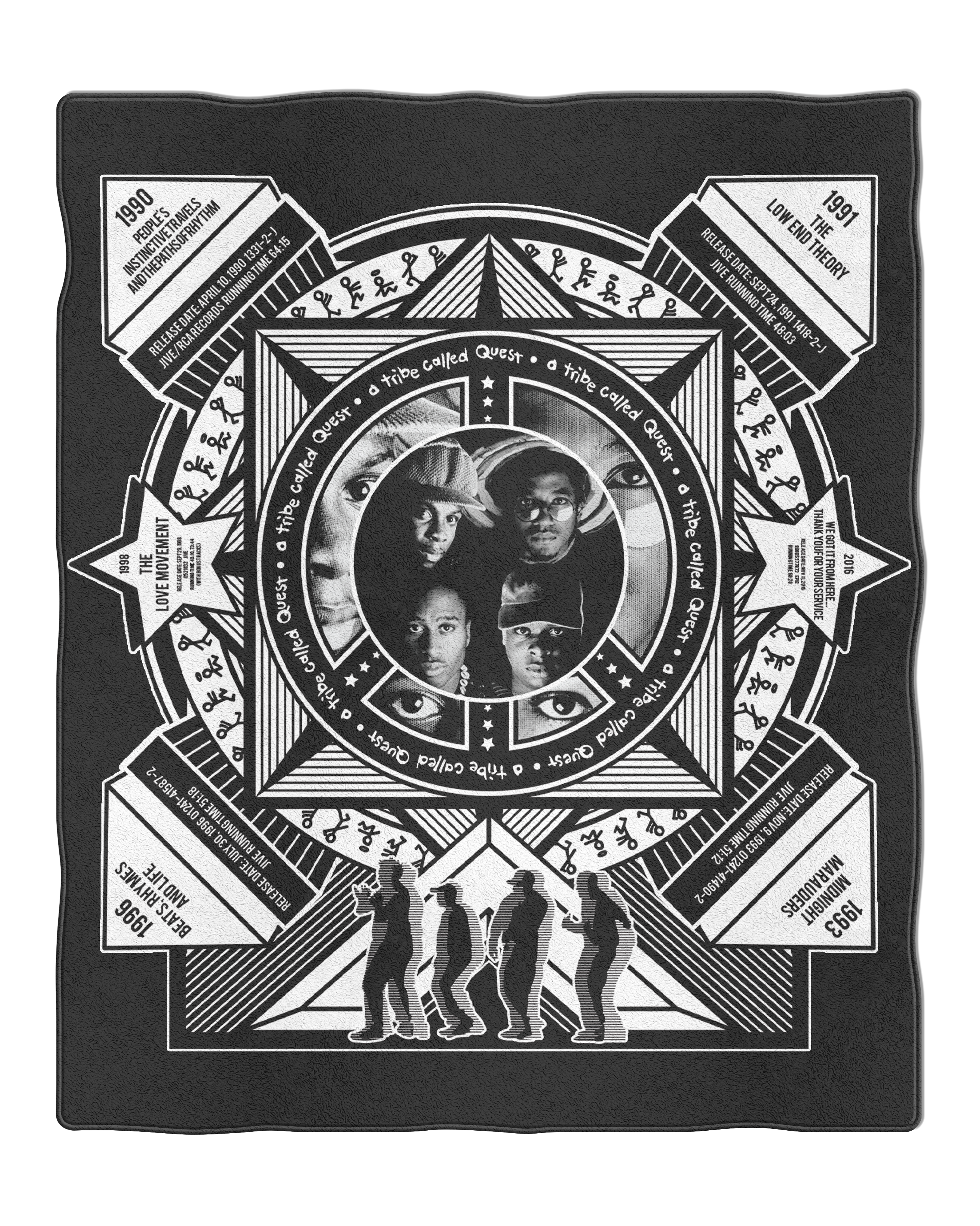 ✈ A TRIBE CALLED QUEST JAPAN TOUR フライヤー ATCQ Flyer Throw – A Tribe Called Quest Official Store