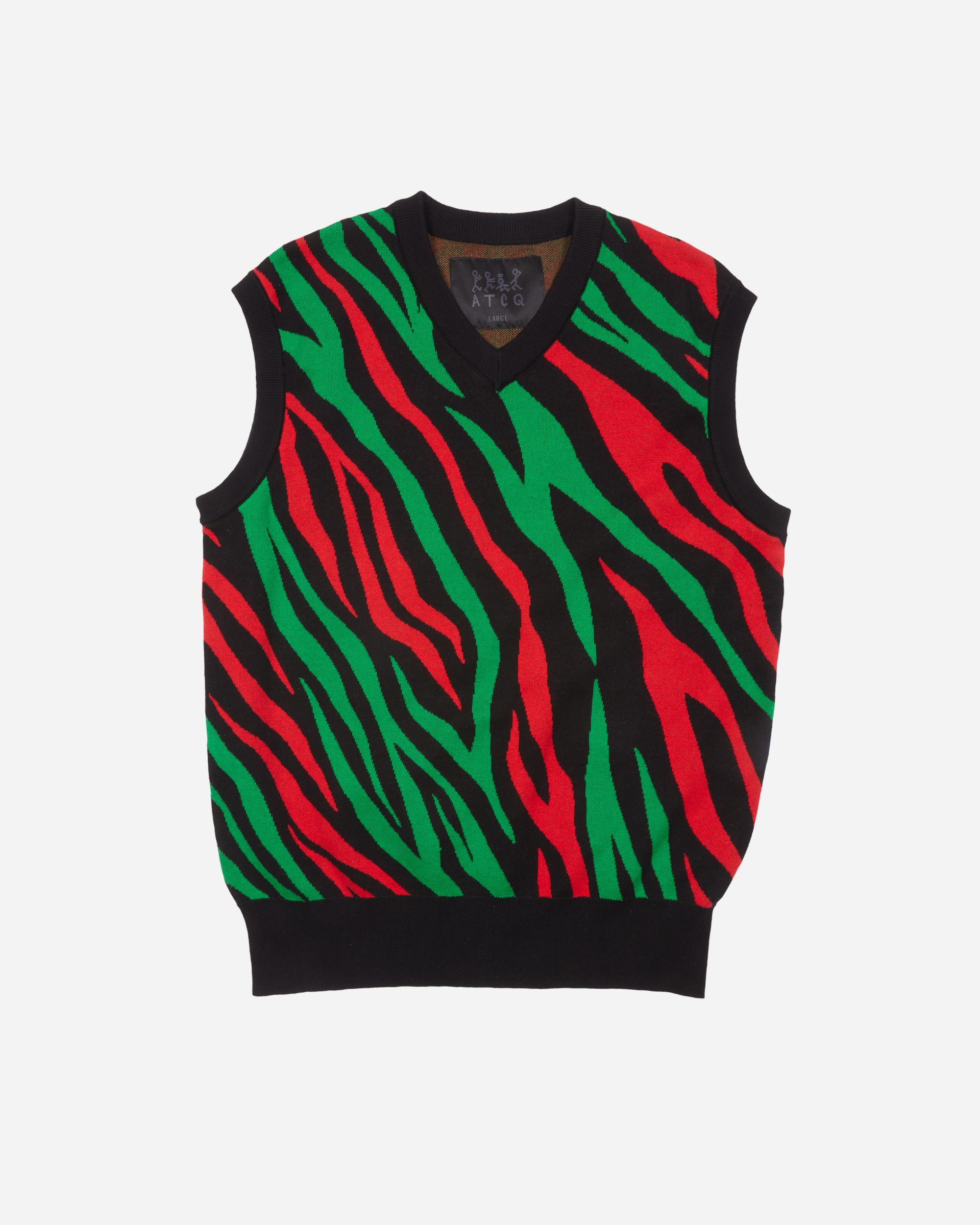 ATCQ Striped Knit Vest