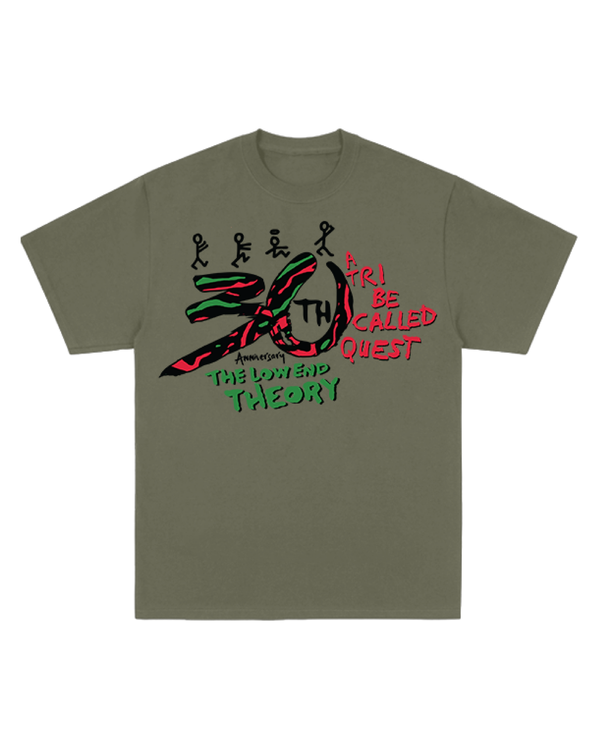 Low End Theory 30th Anniversary Olive Tee