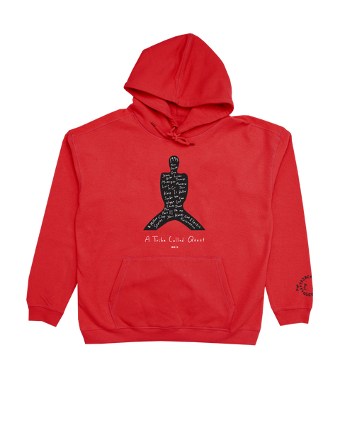 ATCQ Red Sweatshirt – A Tribe Called Quest Official Store ATCQ Red Sweatshirt – A Tribe Called Quest Official Store