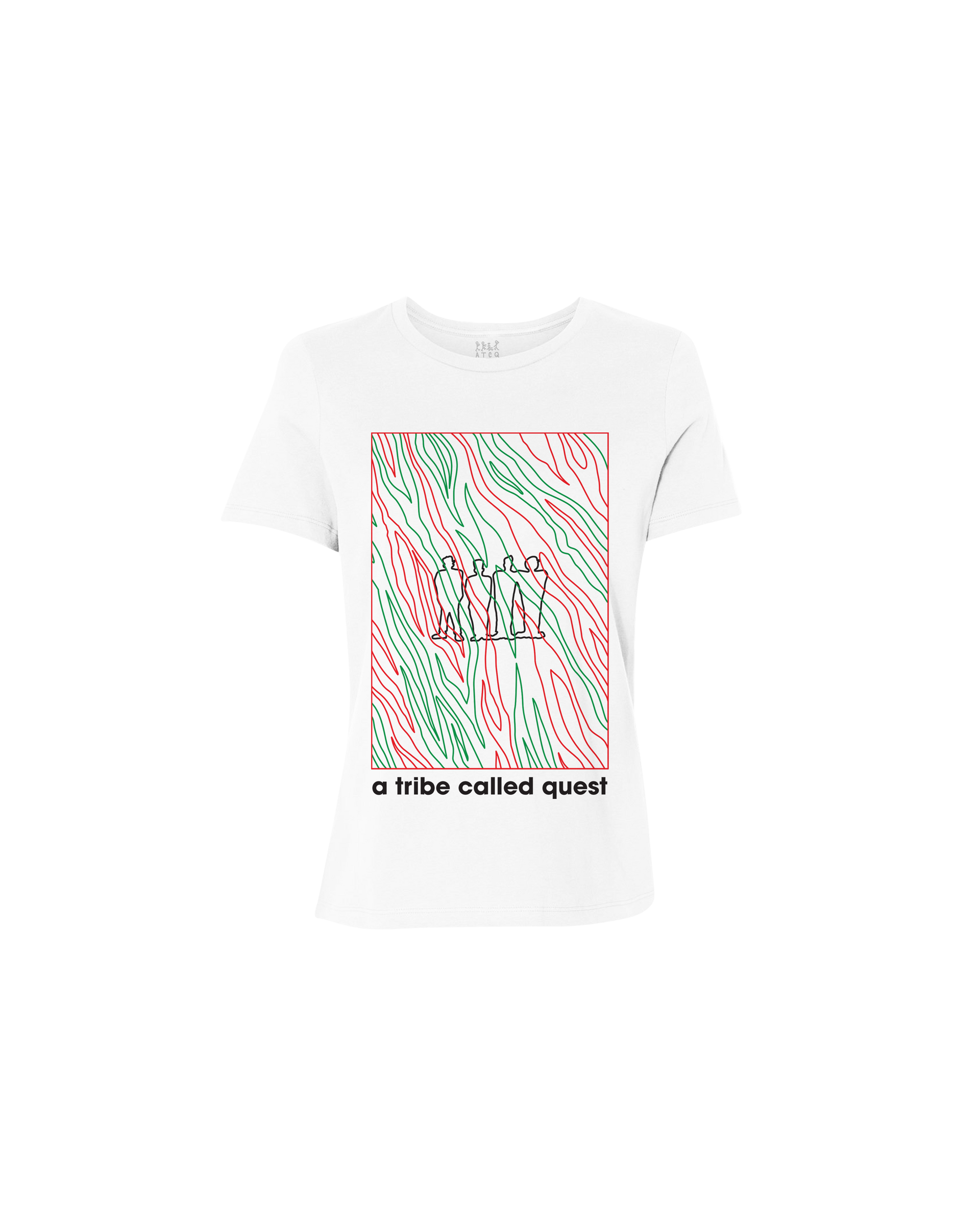 ATCQ Line Art Women’s White Tee