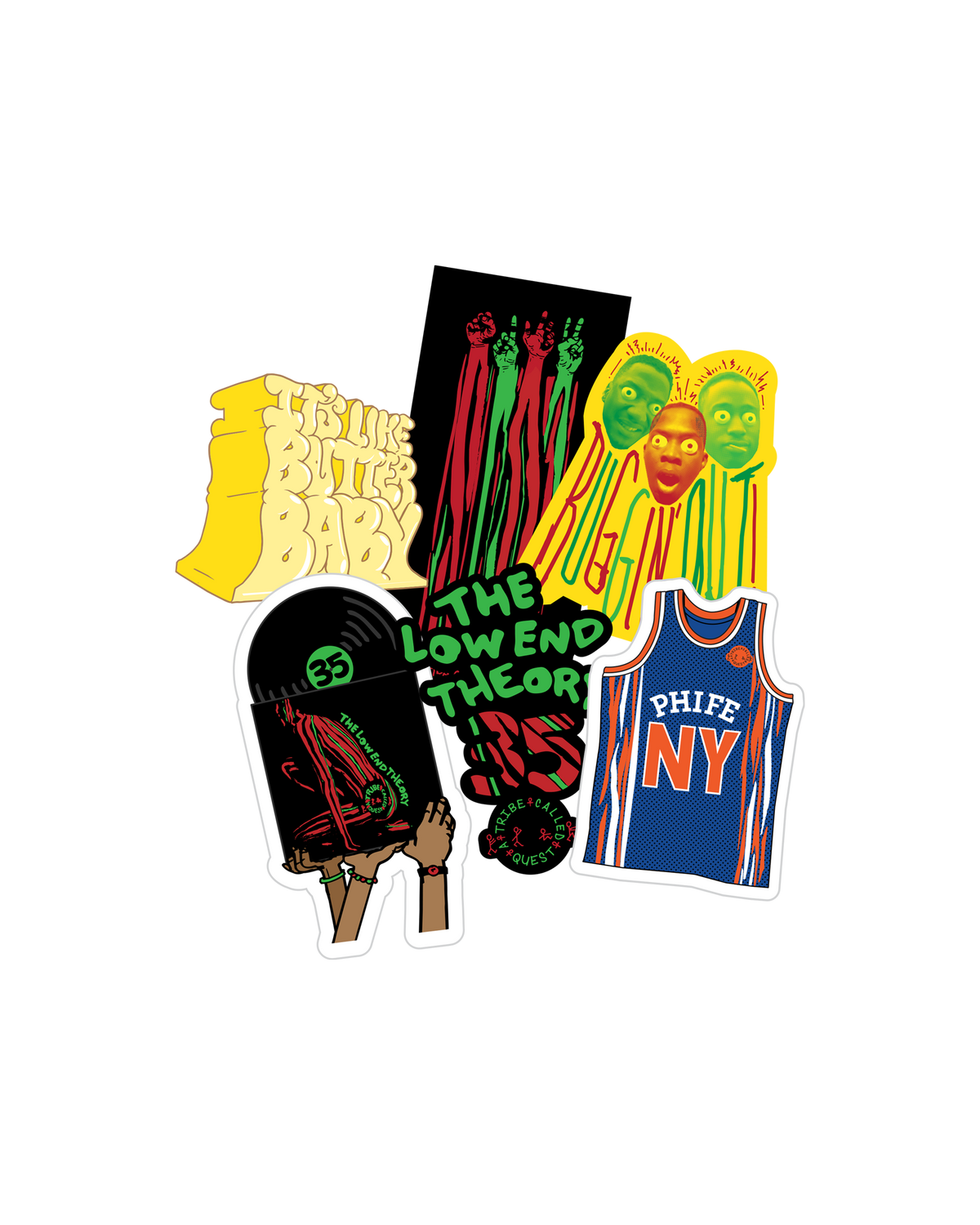 Low End Theory 35 Sticker Pack