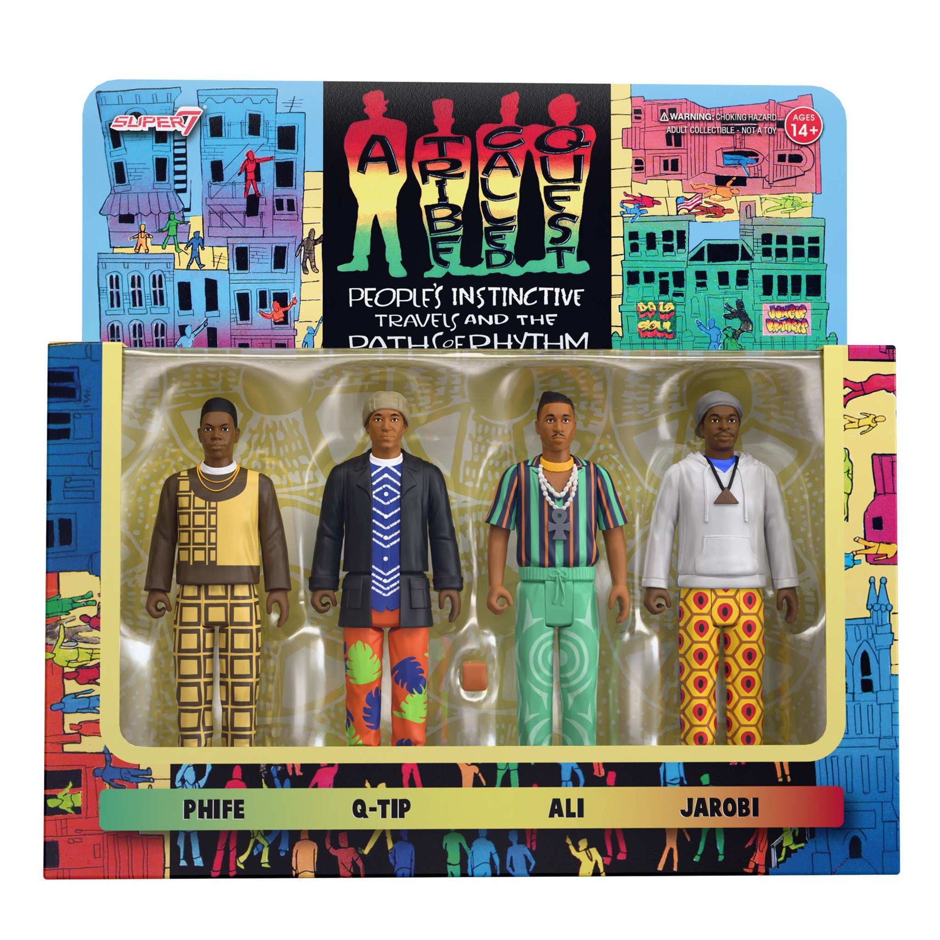 A TRIBE CALLED QUEST ReAction Figures Wave 01 - People's Instinctive Travels and the Paths of Rhythm  (4-Pack)