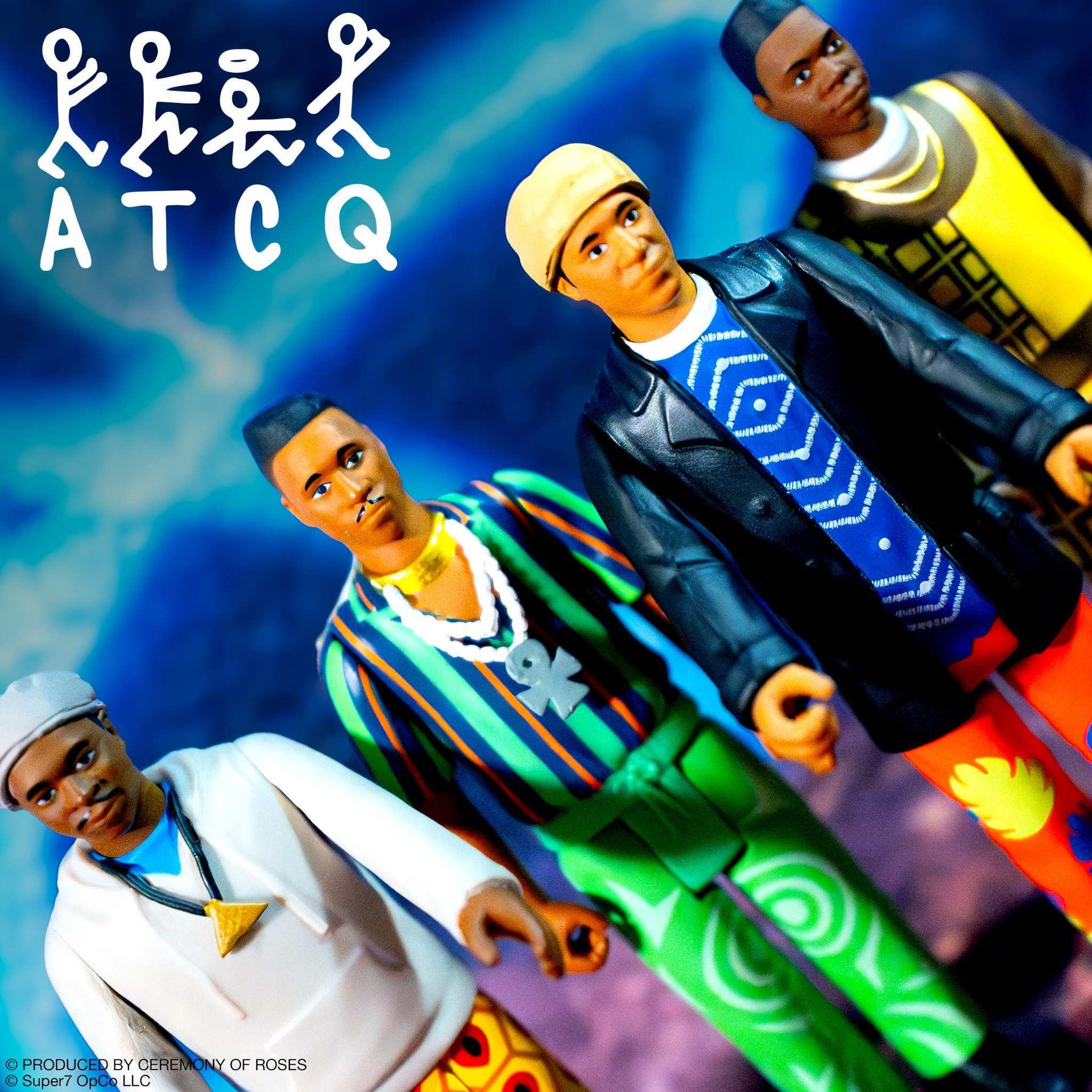 A TRIBE CALLED QUEST ReAction Figures Wave 01 - People's Instinctive Travels and the Paths of Rhythm  (4-Pack)