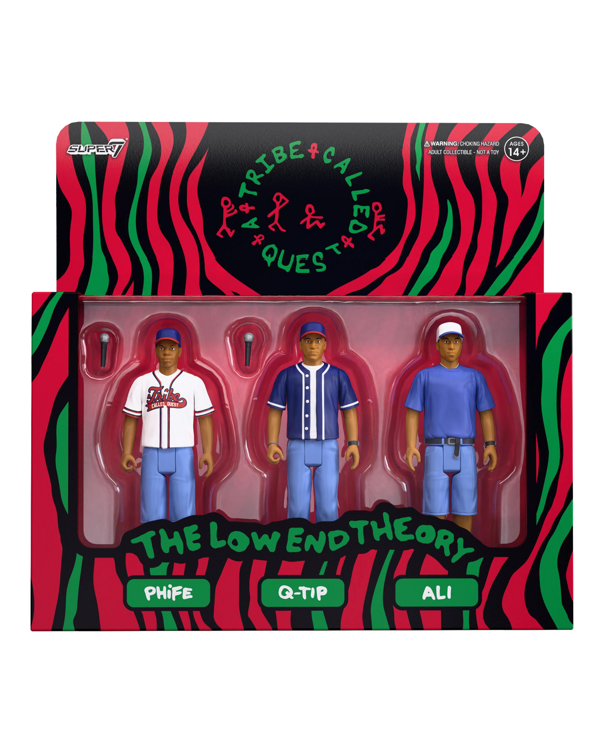 A TRIBE CALLED QUEST ReAction Figures Wave 02 - The Low End Theory (3-Pack)