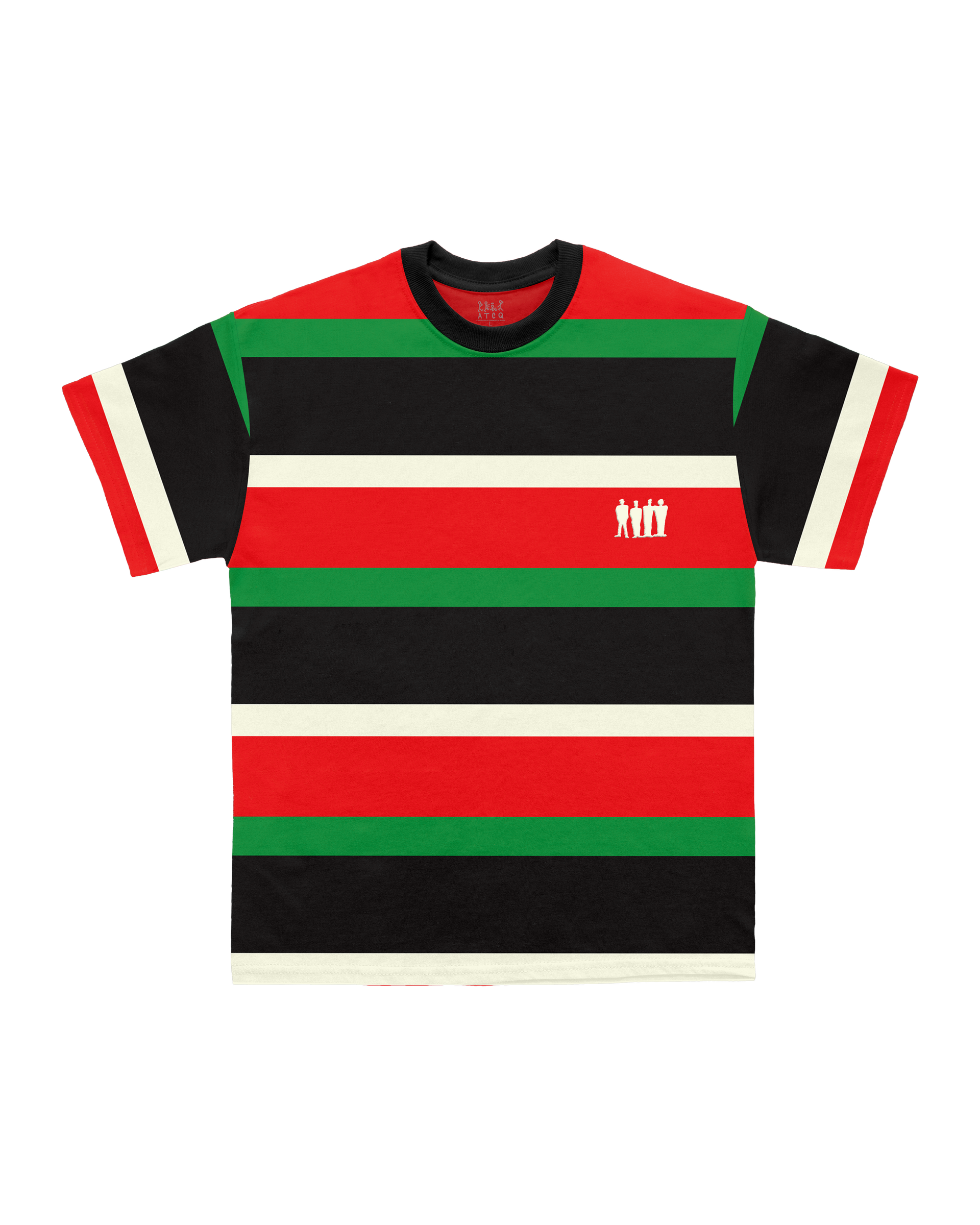 ATCQ Striped Tee