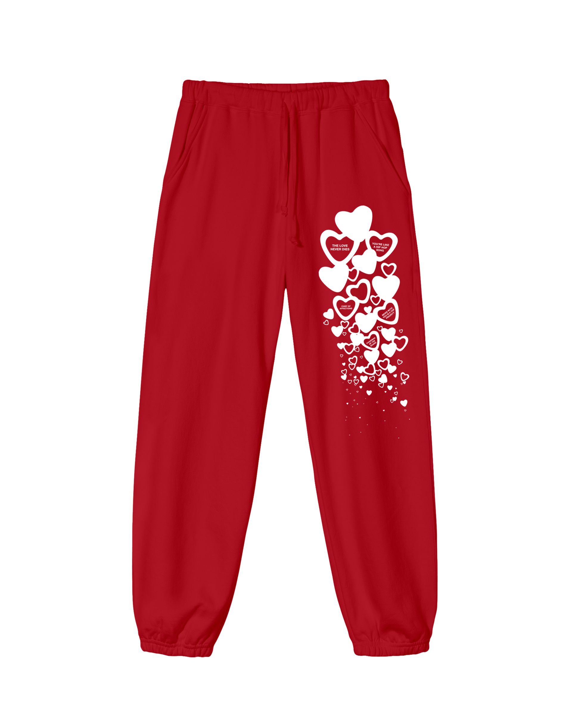 Bonita Raining Hearts YOUTH Sweatpants