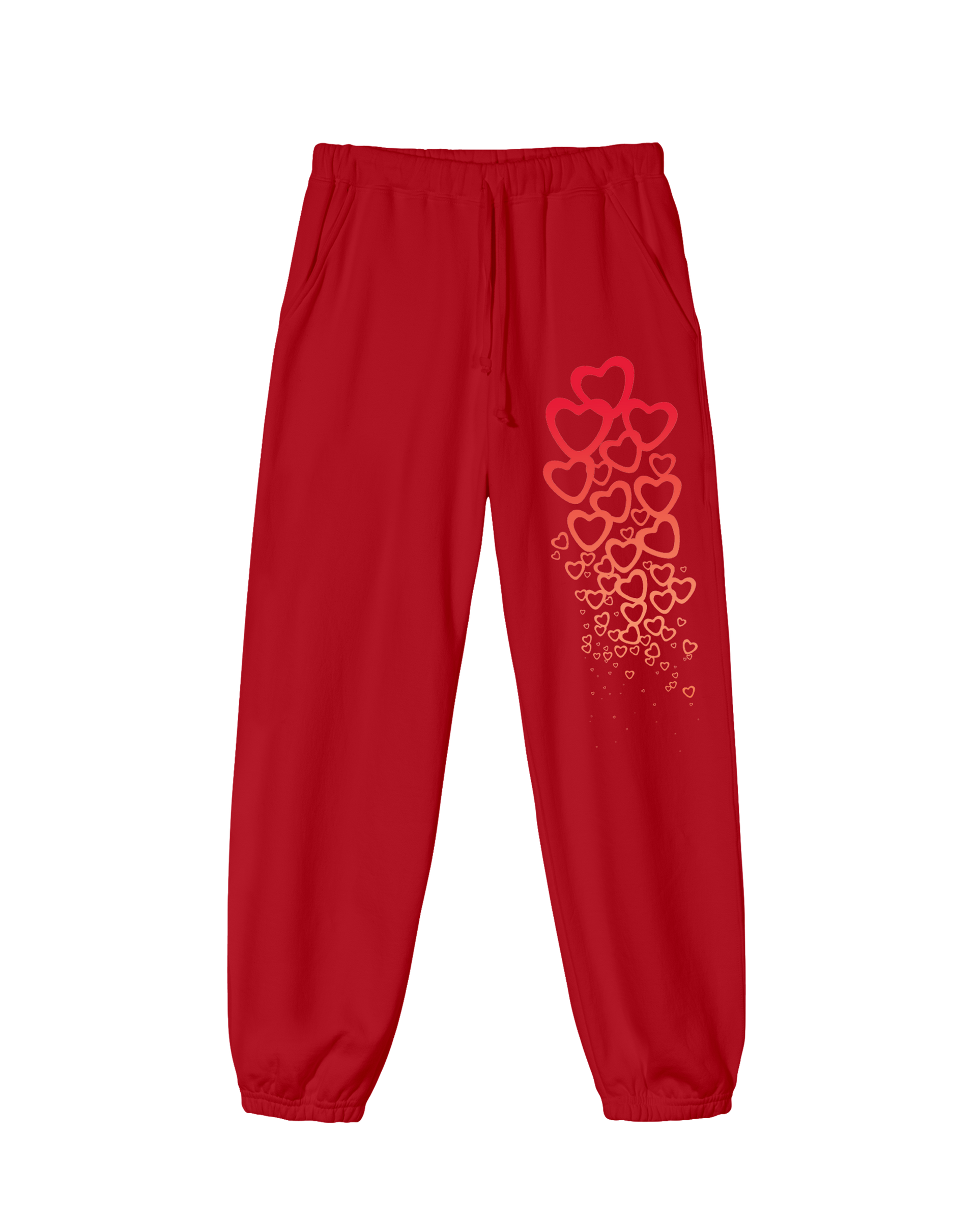 Bonita Raining Hearts Gradient Sweatpant